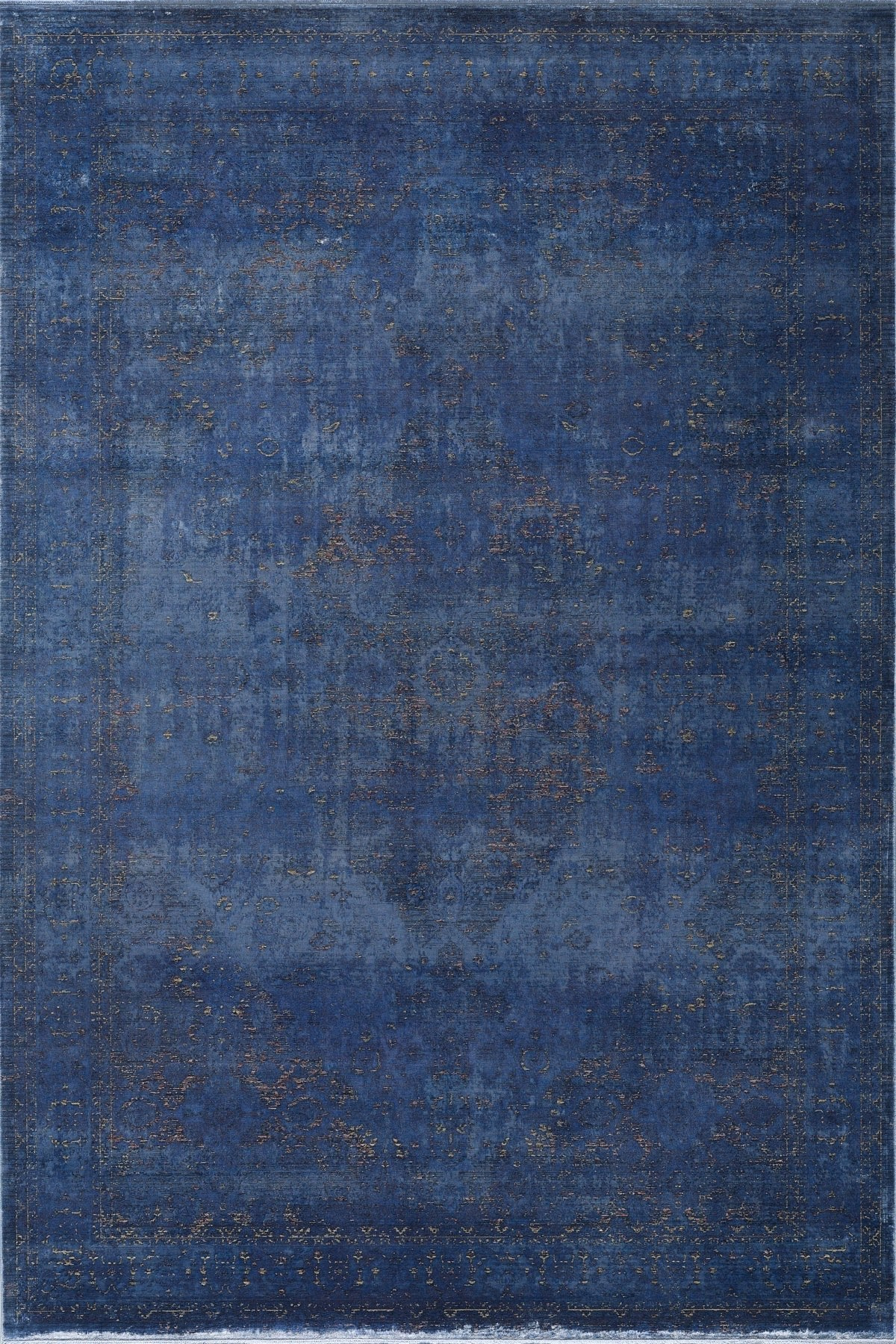 Gordion - Lapis Kendinden Saçaklı Modern Halı - görsel 1