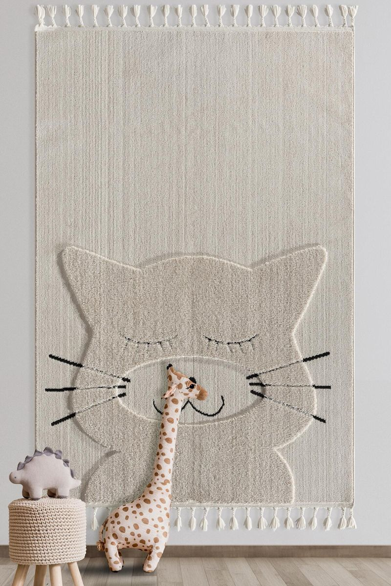 Kids - Kitty Kedi Figürlü Çocuk Odası Halısı - görsel 1